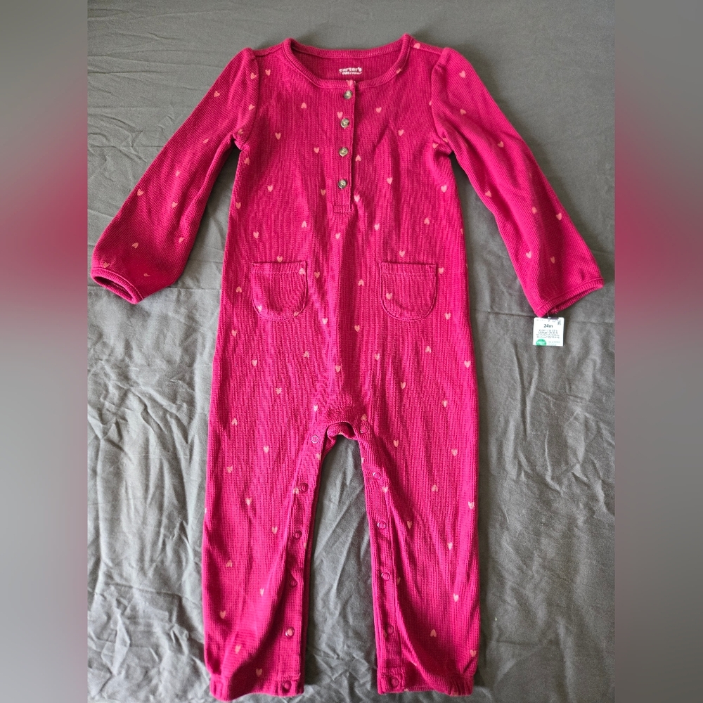 ❤️❤️❤️3 For $20❤️❤️❤️Waffle Romper🩷